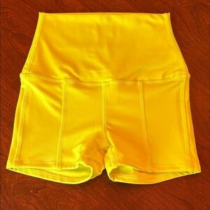 Bright Yellow Tiger Friday Shorts